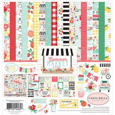 Carta Bella Summer Market Designpapier - Collection Kit